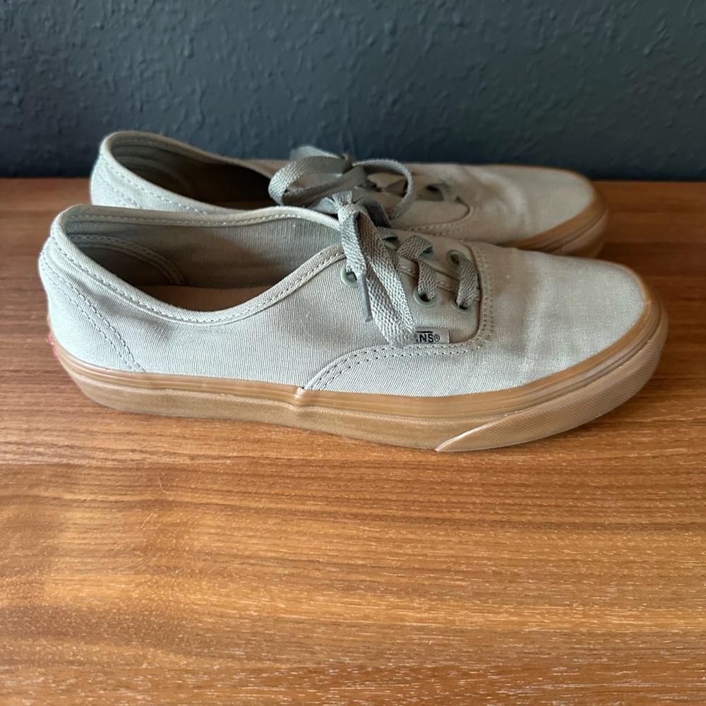 Vans Women’s Olive Green Canvas Sneakers